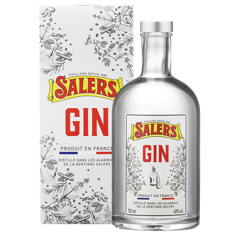 Gin Distillé SALERS sous étui 40% - 70cl