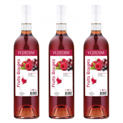 Pack découverte - Lot de 3 BABV Fruits Rouges - 12% 75 cl