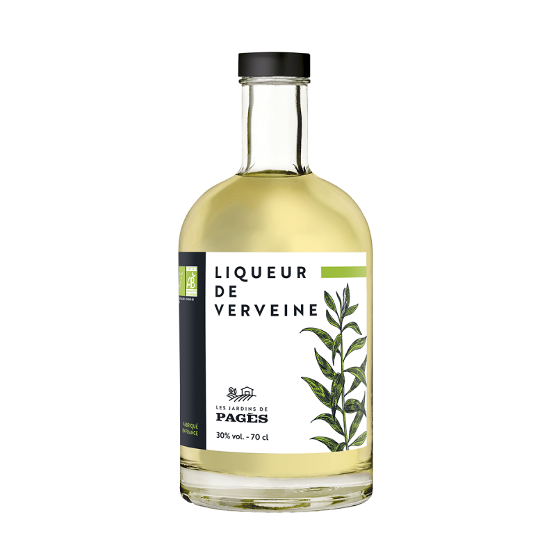 Liqueur de Verveine BIO LES JARDINS DE PAGÈS 30% - 70cl