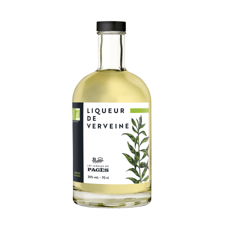Liqueur de Verveine BIO LES JARDINS DE PAGÈS 30% - 70cl