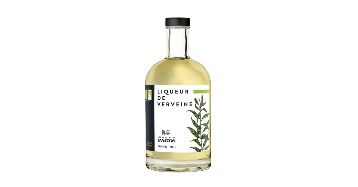 Liqueur de Verveine BIO LES JARDINS DE PAGÈS 30% - 70cl