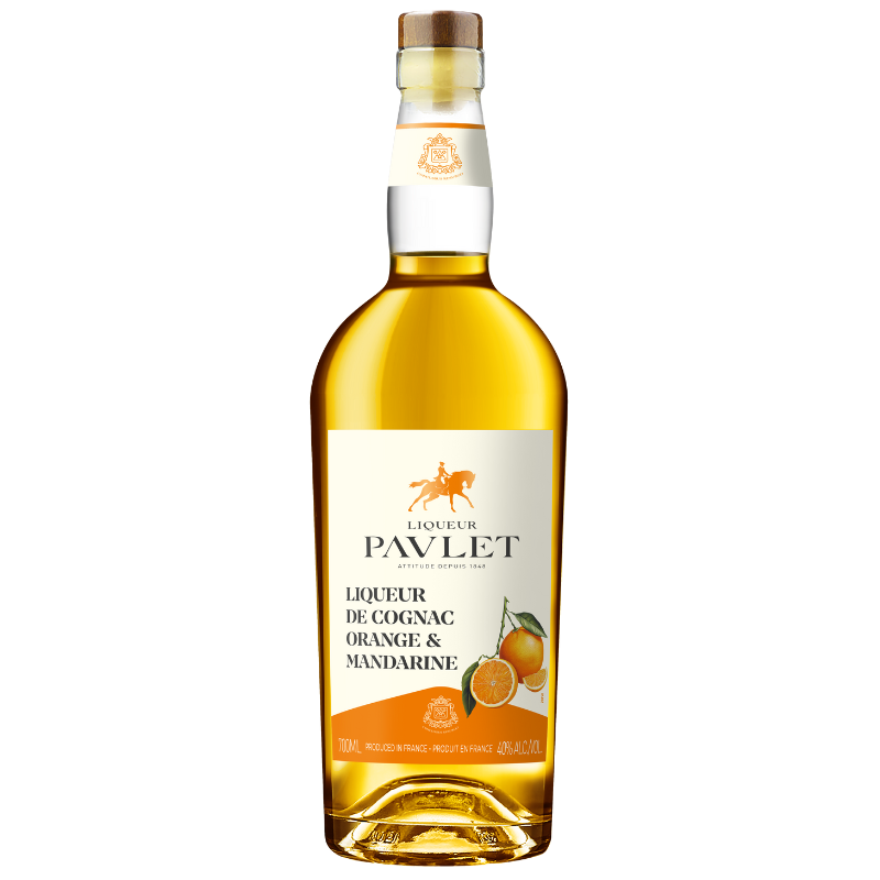 Liqueur de Cognac Orange Mandarine PAULET 40% - 70 cl