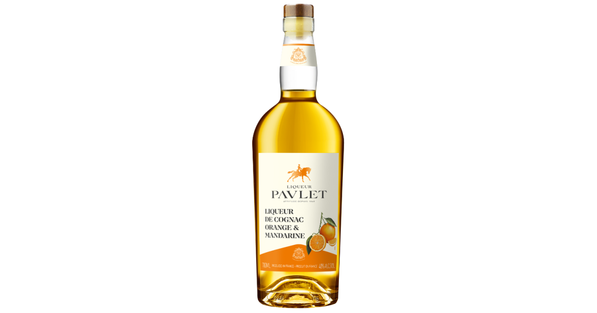 Liqueur de Cognac Orange Mandarine PAULET 40% - 70 cl