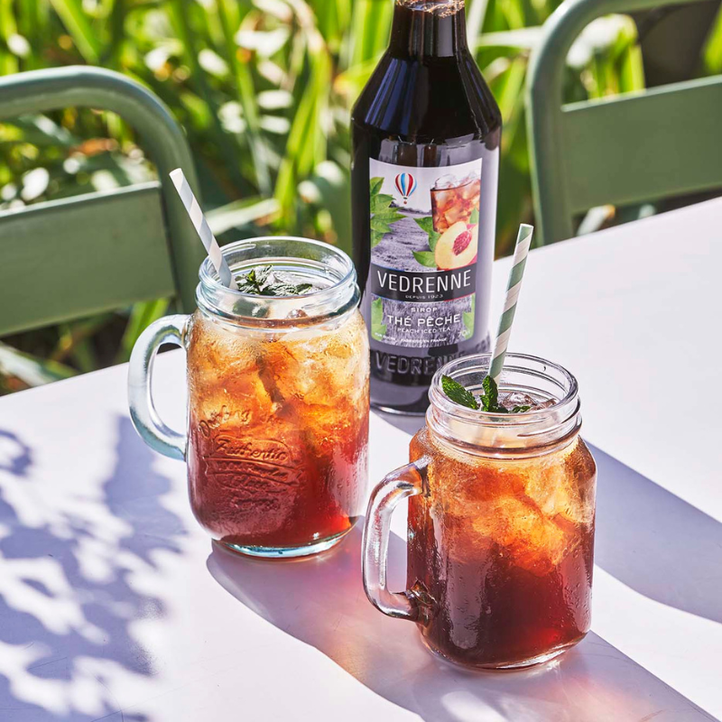 Sirop Thé Pêche VEDRENNE 100cl - 2