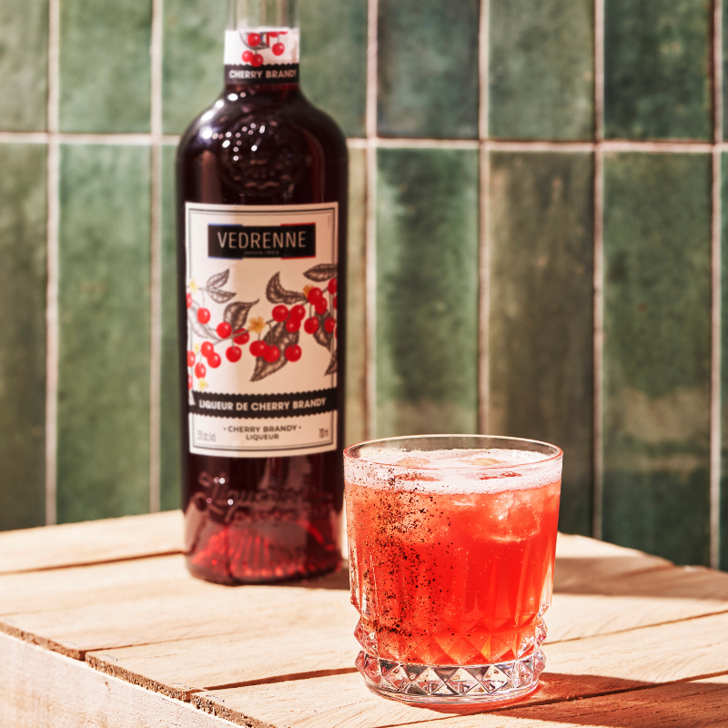 Liqueur de Cherry Brandy VEDRENNE 25% - 70cl Vedrenne