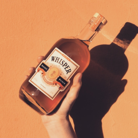 Honey Punch sous étui WHISPER Punch au Rhum 20% - 50cl