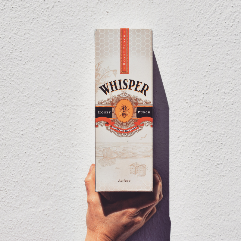 Honey Punch sous étui WHISPER Punch au Rhum 20% - 50cl