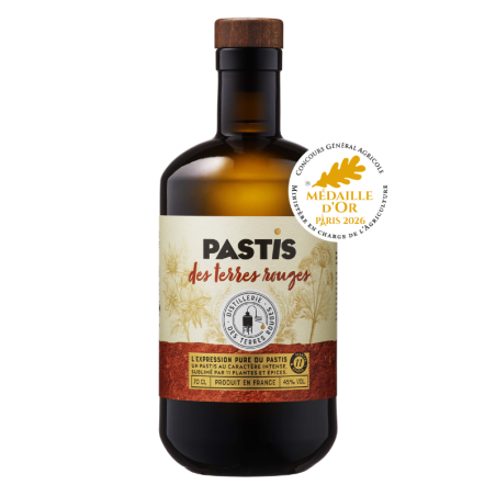 Pastis DISTILLERIE DES TERRES ROUGES 70cl - 45%