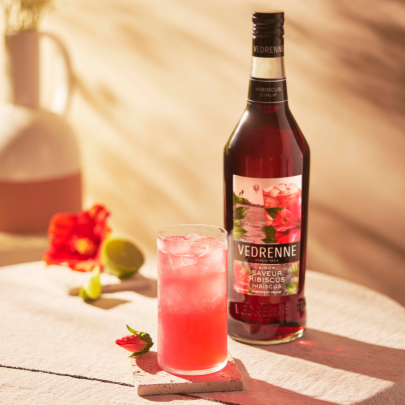 Sirop Saveur Hibiscus VEDRENNE 100cl - 2