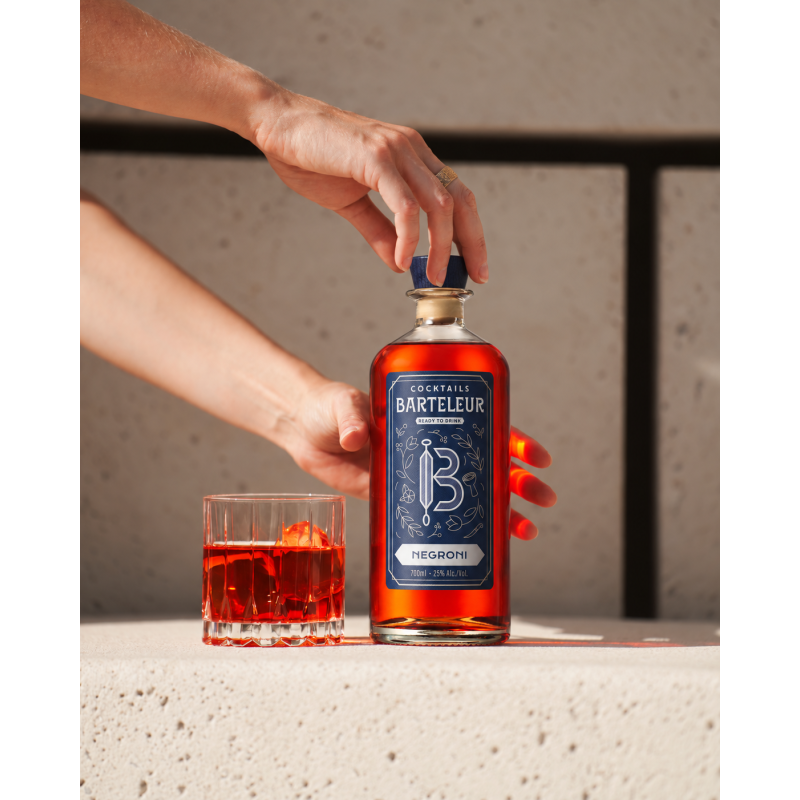 Negroni • Cocktail Prêt-à-boire Negroni LE BARTELEUR 25% - 70 cl • Boisson Spiritueuse