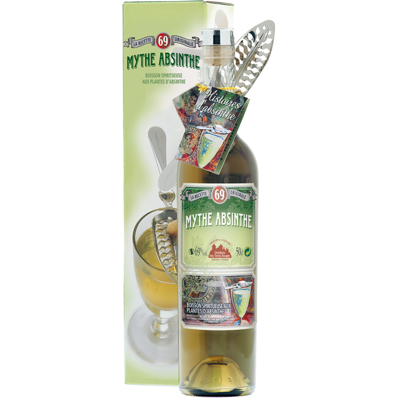 Mythe Absinthe DISTILLERIE DES TERRES ROUGES 69% - 50cl Distillerie des terres rouges - 1 Mythe Absinthe DISTILLERIE DES TERRES ROUGES 69% - 50cl Distillerie des terres rouges - 1