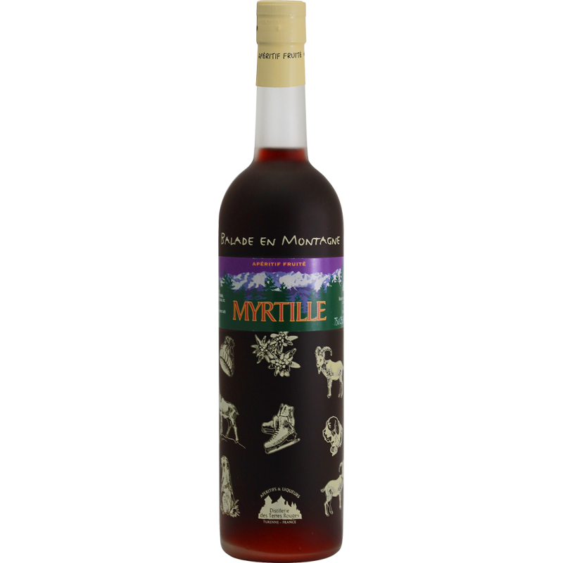 Balade en Montagne - Myrtille Vin aromatisé DISTILLERIE DES TERRES ROUGES 12% - 75cl Distillerie des terres rouges - 1 Balade en Montagne - Myrtille Vin aromatisé DISTILLERIE DES TERRES ROUGES 12% - 75cl Distillerie des terres rouges - 1
