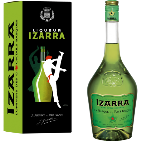 Liqueur IZARRA Verte sous étui 40% - 70cl Izarra - 1