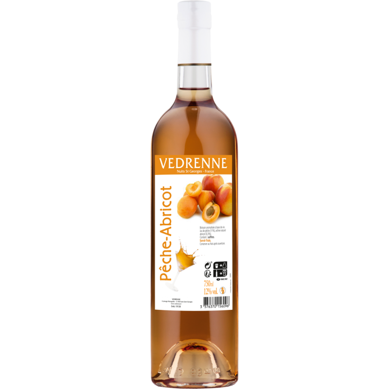 Vin aromatisé Pêche-Abricot VEDRENNE 12% - 75cl Vedrenne - 1 Vin aromatisé Pêche-Abricot VEDRENNE 12% - 75cl Vedrenne - 1