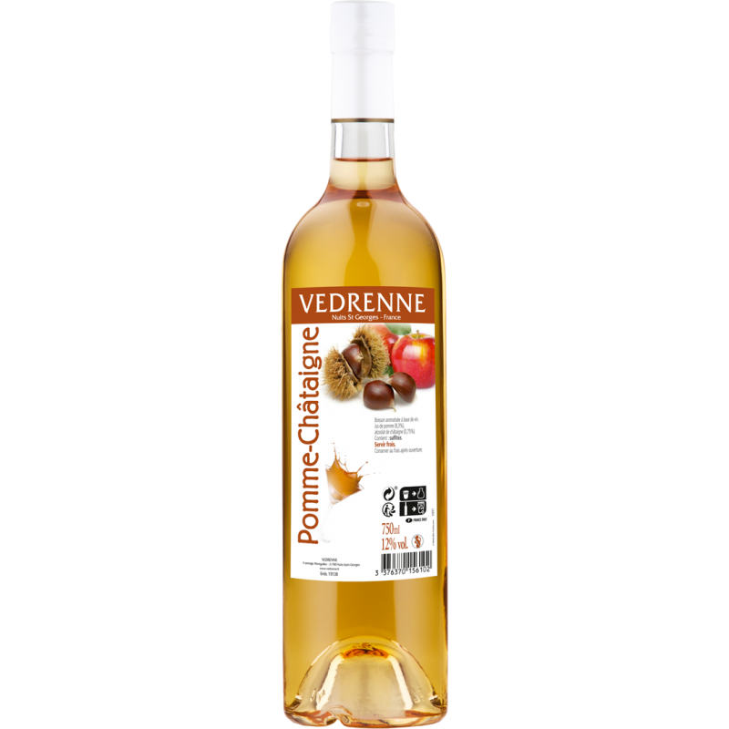 Vin aromatisé Pomme-Châtaigne VEDRENNE 12% - 75cl Vedrenne - 1 Vin aromatisé Pomme-Châtaigne VEDRENNE 12% - 75cl Vedrenne - 1