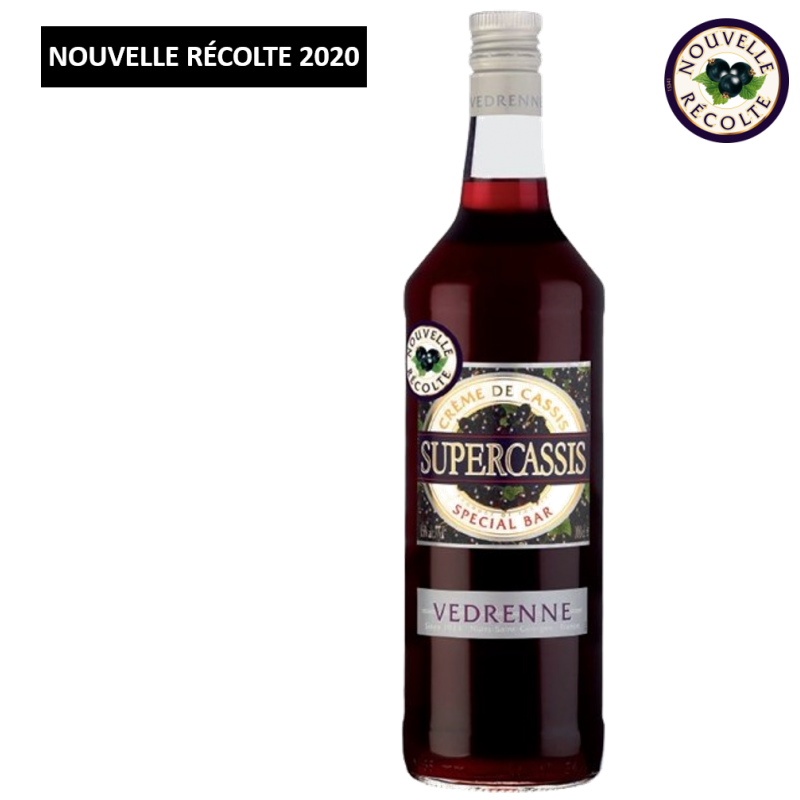 Crème de Supercassis 15% VEDRENNE - 100cl Crème de Supercassis 15% VEDRENNE - 100cl