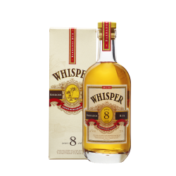 Rhum 8 ans d'âge sous étui WHISPER 40% - 70cl